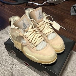 Air Jordan 4 Off white Sail